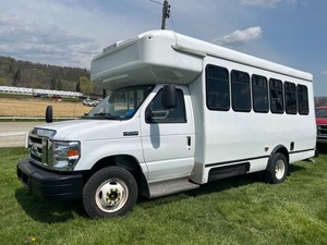2021 E450 Shuttle Bus with 2 Handicapped Spots for Wheelchair Access