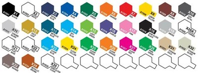 Tamiya Acrylic Paint 23ml Bottles X-1 XF-1 to X-53 XF-53 Choose Colors