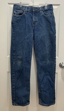 CARHARTT FR Flame Resistant Jeans Men 34x32 Blue Denim CAT 2112