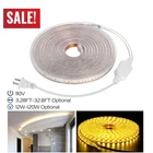 5050 LED Strip Light Flexible Tape Lighting Rope Home Outdoor With US Plug 110V