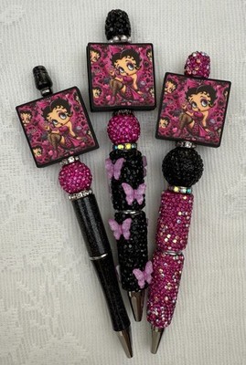 Custom beaded pens. Betty B. Gifts, Basket filler, Journal, Collect