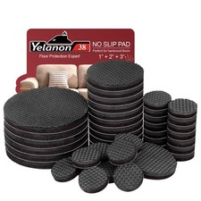 Non Slip Furniture Pads -38 pcs 1 2 3 Furniture Grippers Hardwood Floors , Non