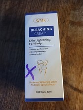 WMK Bleaching Cream, Skin Lightening For Body, Underarms, Dark Spot 2028 Exp S1b