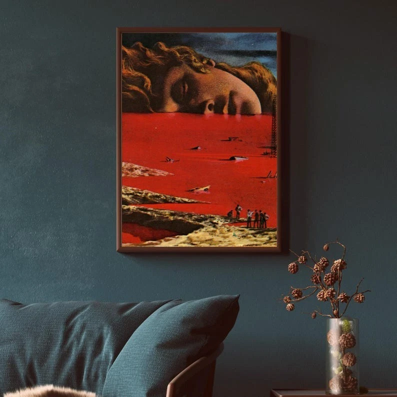 The General Zapped An Angel Poster, Karel Thole Wall Art, Vintage Sci Fi Print - Image 2 of 4