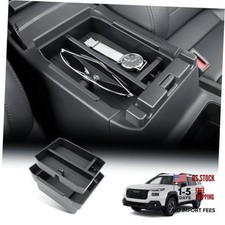 2Packs for 2026 Subaru Outback Center Console Black-Double Layer Organizer