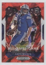 2021 Panini Prizm Draft Picks All-American Red Ice Prizm Zach Wilson #182 0a6