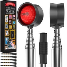 9Ft/12Ft Telescopic Stainless Steel Golf Ball Retriever for Water, High Durab...