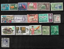 24 Mint & Used British Colonies & Territories Stamps