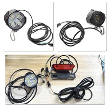 Electric Bike 24V 36V 48V LED Headlight Tail Light Brake Light Switch Button Set