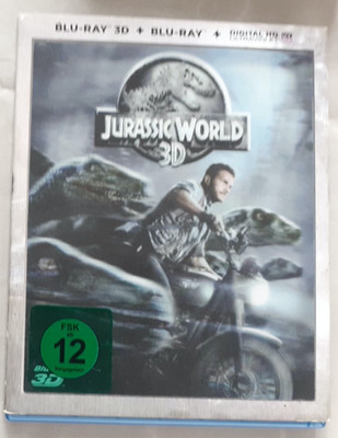 Jurassic World 3D mit Hologram Cover BluRay 3D und 2D 2 Disc Set