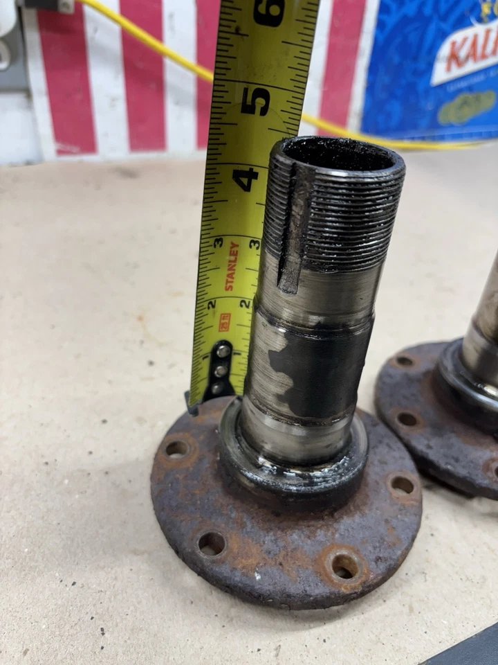 F150 Bronco 1980 1991 eje delantero 4x4 husillos cojinete de rueda buje de carrera TTB Dana 44 Foto 4 de 4