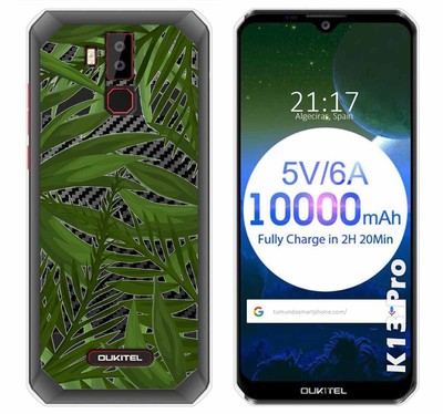 TIANDIMY Custodia per Oukitel WP5 PRO Cover (5.5 Pollice), Trasparente Morbida Gel TPU Crystal Antiurto Sottile Anti Scivolo in Silicone Case Bumper per Oukitel WP5 PRO - TD23