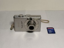 Canon PowerShot ELPH SD450 Silver Digital Camera With 1GB SD Card