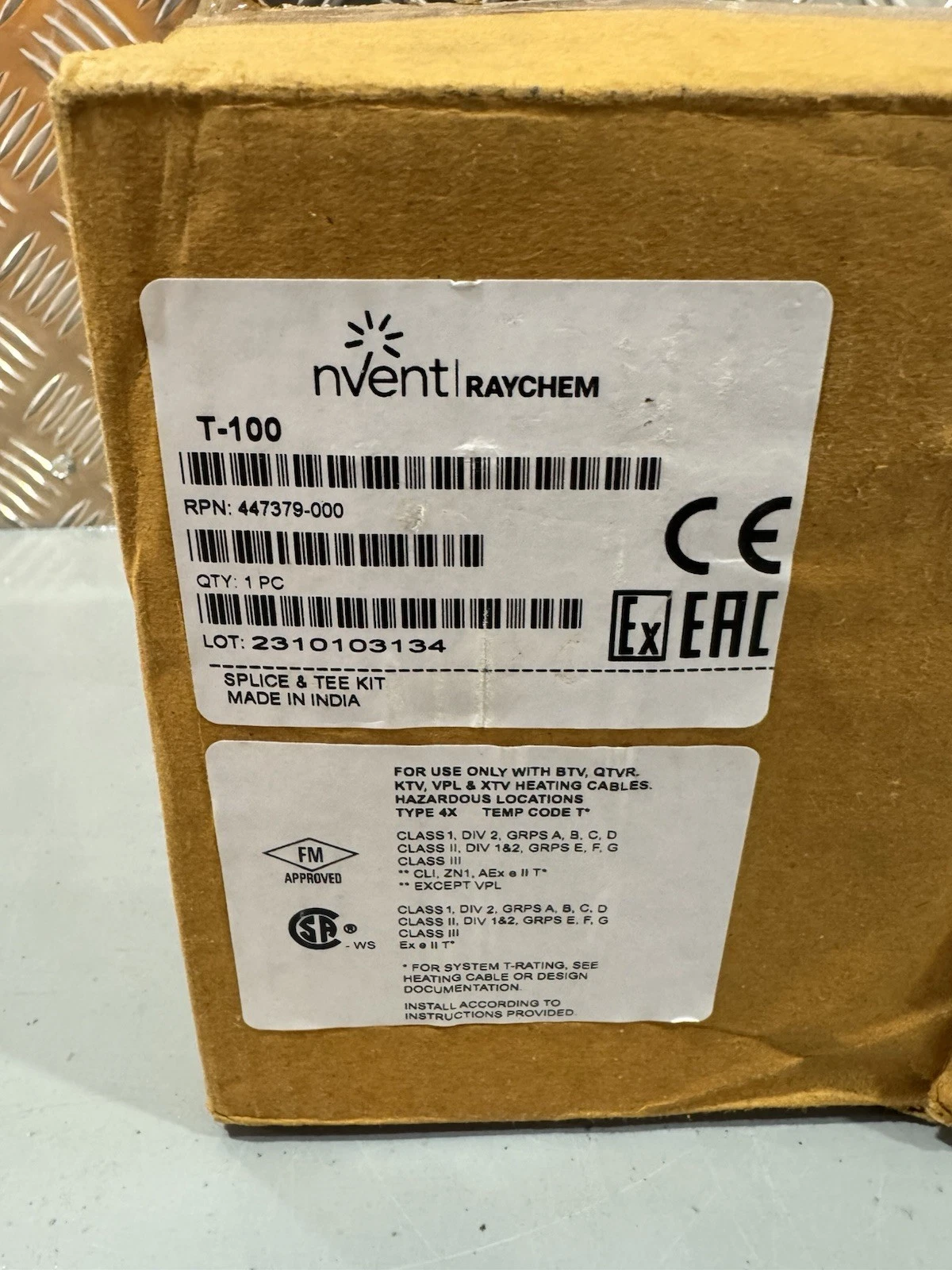 Nvent Raychem T-100 Splice & Tee Kit Brand New In Box 2