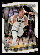 2025 Panini Prizm WNBA #24 Kia Nurse White Seismic Prizms