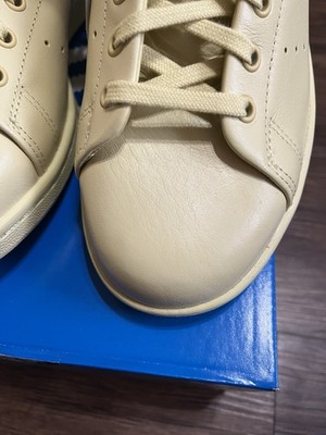 Adidas Stan Smith Lux Powder Yellow Men Sz 7.5 New JI3369 Sneakers
