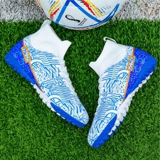 Boys Football Boots Girls Outdoor Sports Shoes Astro Turf School New UK Size 2.5