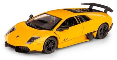 RMZ City LAMBORGHINI MURCIELAGO LP 670-4 SV GELB 12cm DIE CAST METAL MODEL NEU