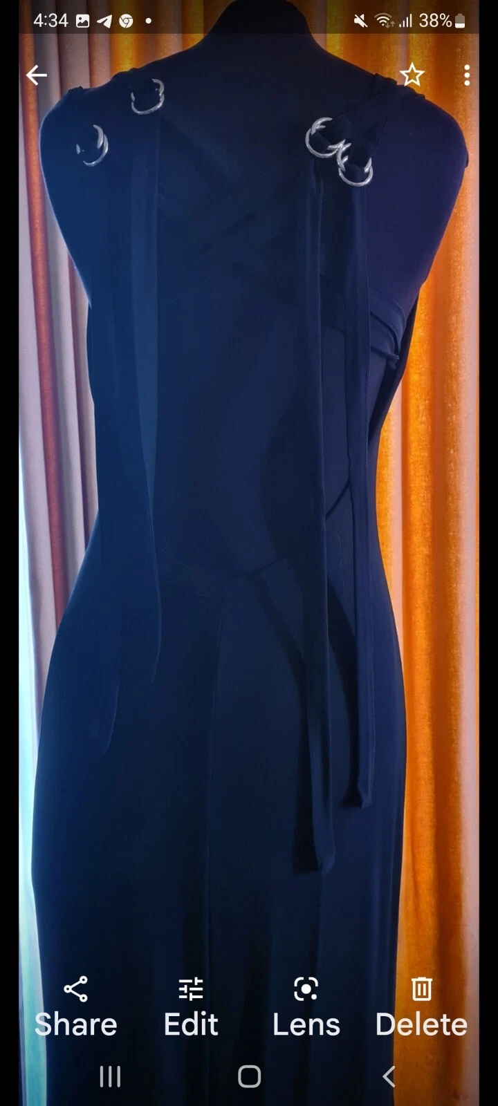 ABITO DA MAXI ABITO DA COCKTAIL PARTY Autentico CELINE COCKTAIL PARTY Nero Taglia F 40 