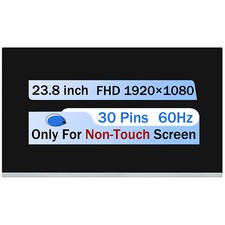 For HP AIO 24-DD0010 LCD Non-Touch Screen Replacement 23.8" FHD M238HVN01.1