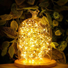 4.5V 8 Models Copper String LED Twinkle String Fairy Lights US Plug Xmas Party