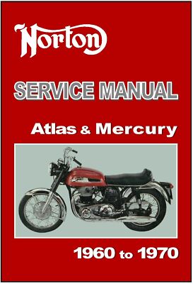 NORTON Workshop Manual Atlas 1960 1961 1962 1963 1964 1965 1966