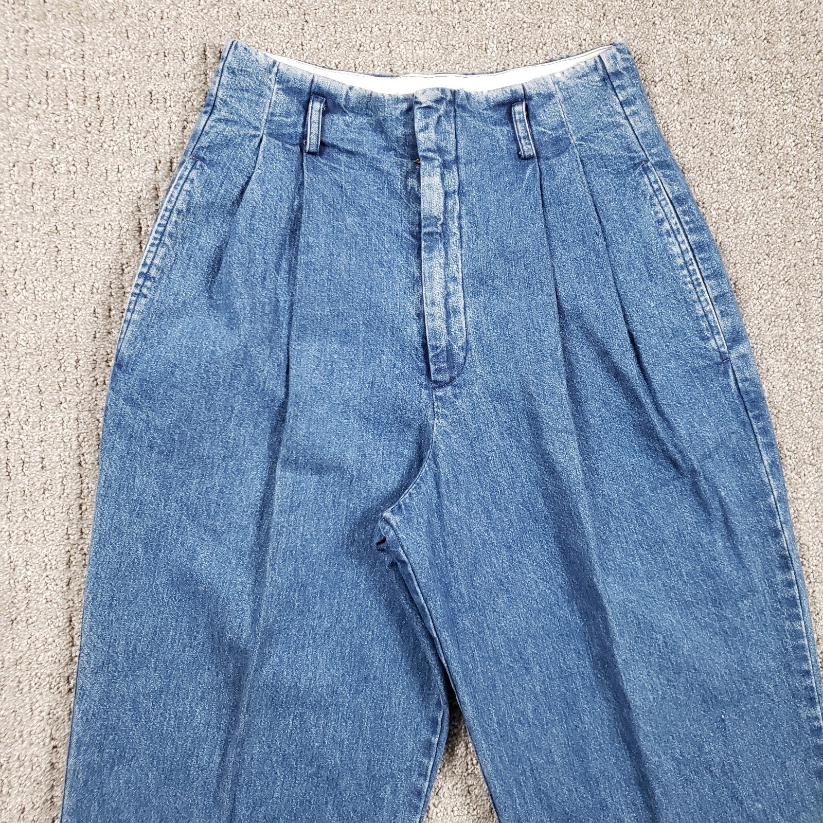 Vintage Ralph Lauren Country Jeans Rare Sample Womens 30x31 Pleated High Rise image 5