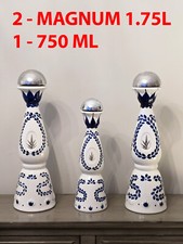 Qty. 2 - Clase Azul Reposado Tequila Magnum 1.75L Empty Bottles and (1) - 750ml