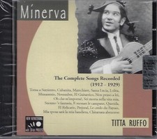 Titta Ruffo: The Complete Songs Recorded (1912-1929) (CE, 1996) New