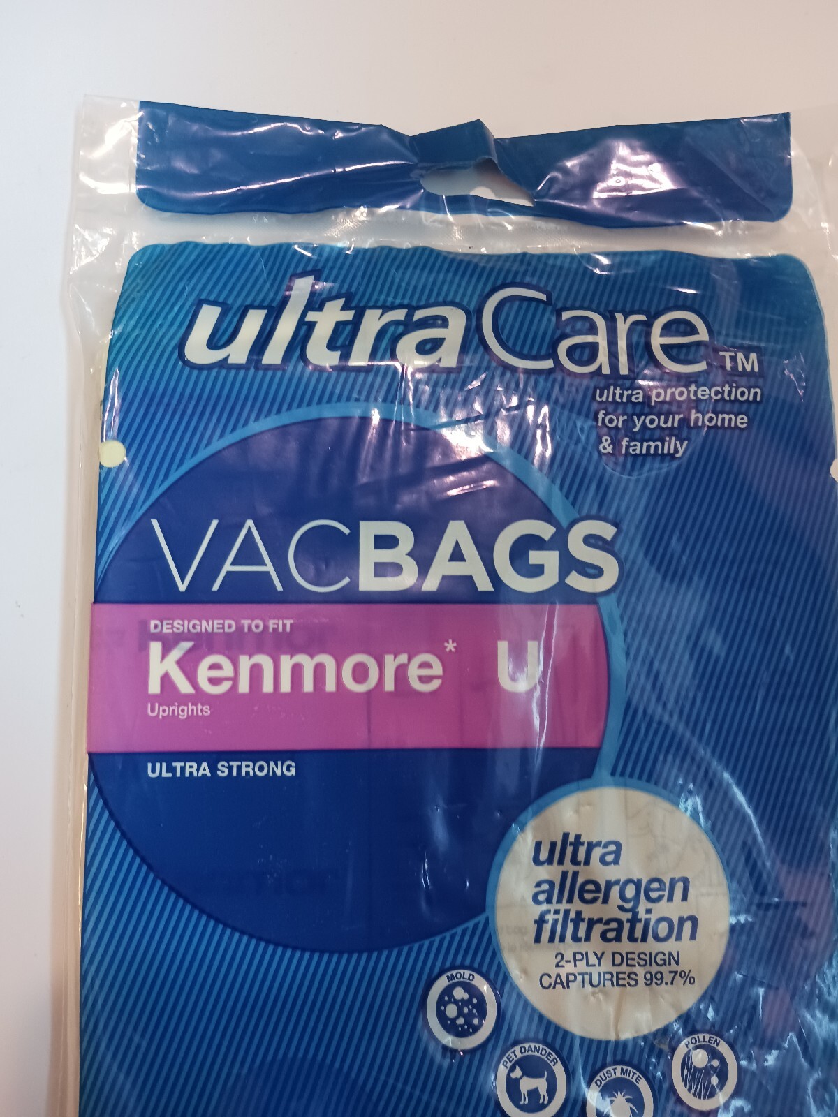 Ultra Care Vacuum Bags Kenmore U Uprights 3 Pk Ultra Allergen