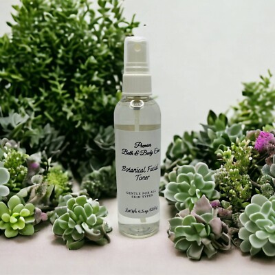 Botanical Facial Toner Hydrating Face Mist Gentle For All Skin Types