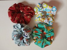 4pcs Handmade Hair Scrunchies