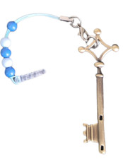 ATTACK ON TITAN NECKLACE Key Cord Eren Yeager Cell Phone Charm