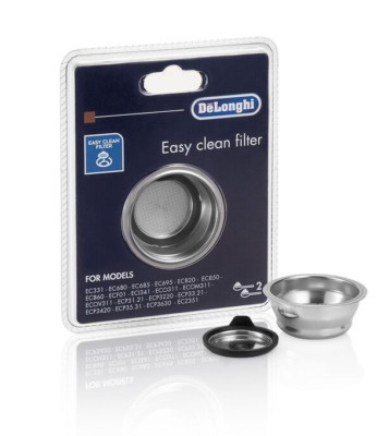 Original DeLonghi Kaffee Easy Clean Zwei Tassen Filter ECP3220 ECO311B EC860 ECOV311