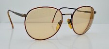 Vintage Welling English Leather 226 Brown Gold Oval Sunglasses FRAMES ONLY