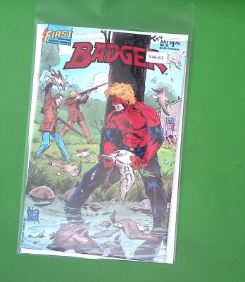 THE BADGER #25 VOL. 1 8.0 FIRST COMIC BOOK V46-63
