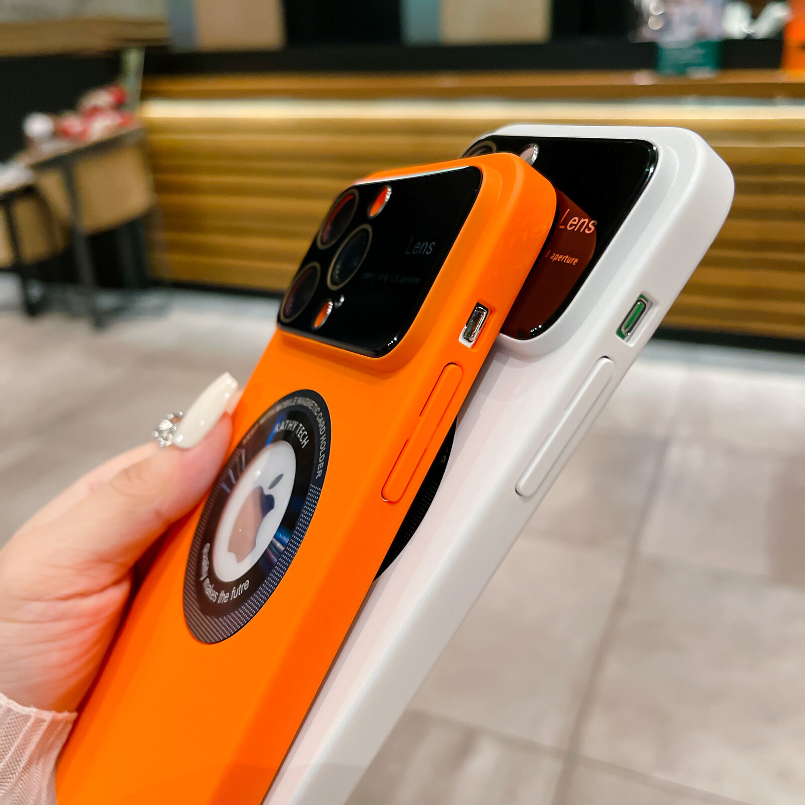 MagSafe Case For iPhone 15 Pro Max 14 Pro 13 12 Window Glass