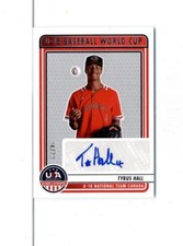 2023 Panini USA Stars & Stripes Autograph Tyrus Hall RC AUTO 24/72 Team Canada