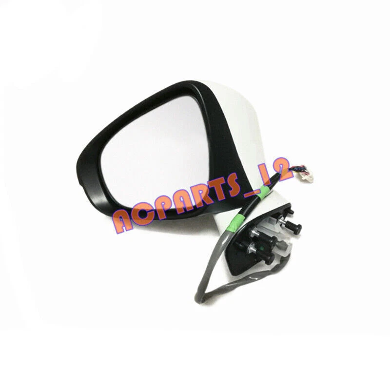 🔥 Conjunto de espejo retrovisor lateral izquierdo blanco perla (11 pines) para Lexus ES300h 2013-2018 Foto 4 de 4