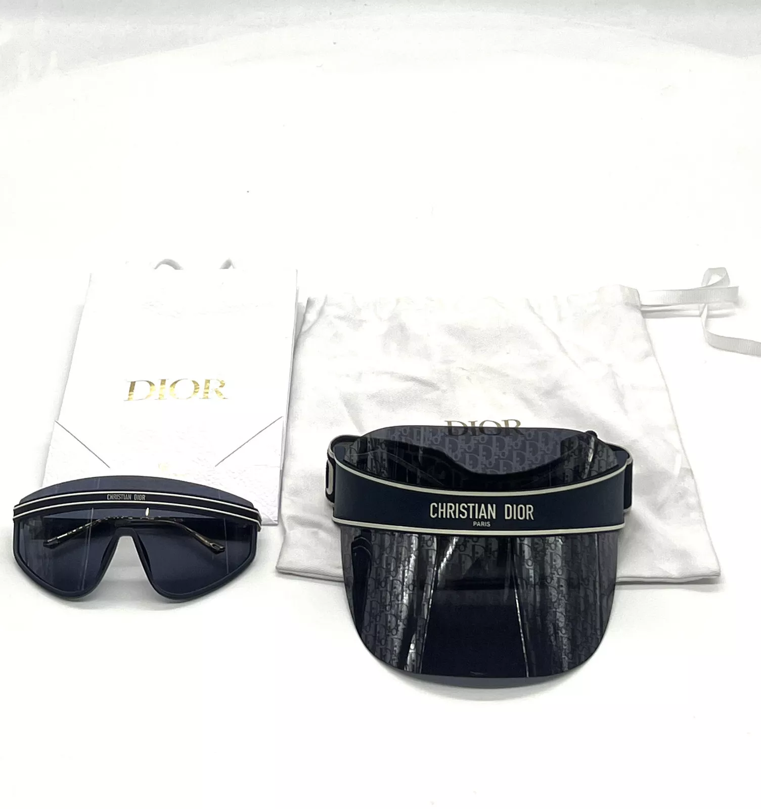 LOT DIOR DiorClub V1U CHAPEAU + Christian DIORCLUB M2U LUNETTES DE SOLEIL