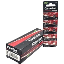 100PC Camelion AG5 1.5 Volt Alkaline Button Cell Watch Batteries (10 x 10-PACKS)