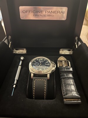 PANERAI LUMINOR POWER RESERVE TITANIUM BLUE DIAL 44MM PAM00093 BRAND NEW.