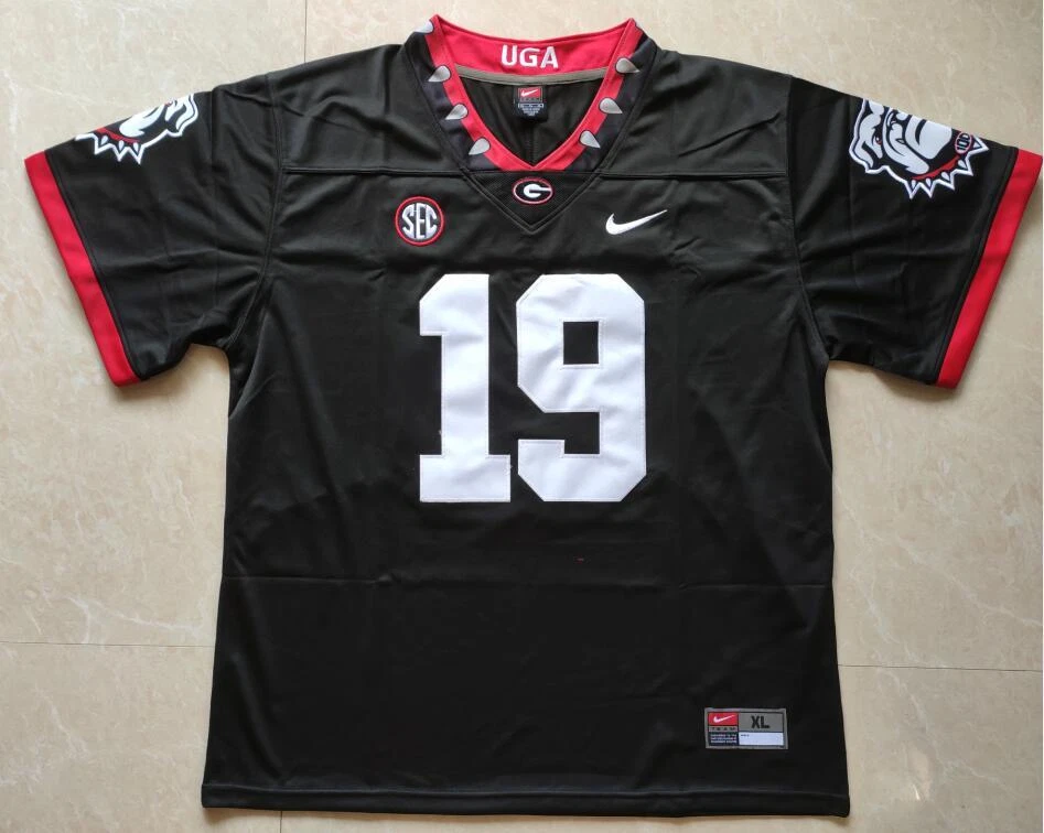 University of Georgia Football Replica Jersey #19 Brock Bowers | Nike | Black | XLarge