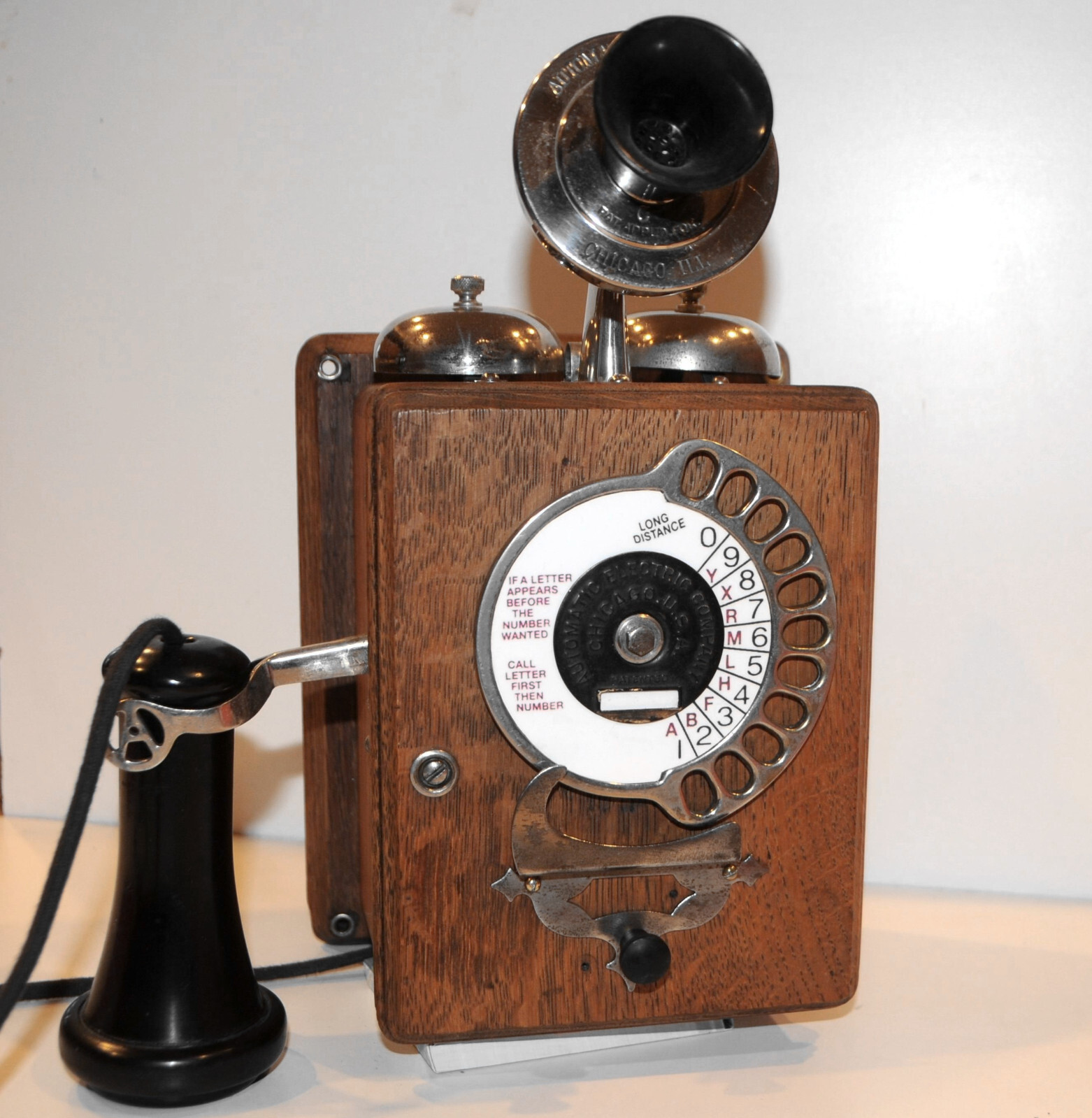 Strowger 11 Digit Wall Telephone