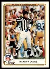 1982 Fleer Team Action The Man In Charge . #78