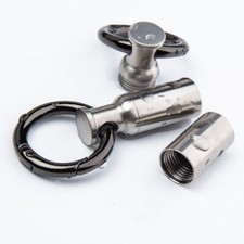 Mini Titanium Keychain Waterproof Pill Holder Container Case Organizer EDC Gift