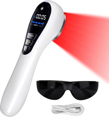 808nm+605nm Low Level Red Laser Therapy LLLT Portable Body Pain Relief Device