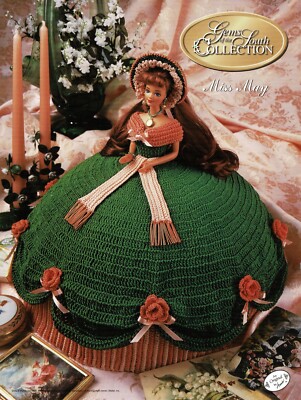Doll Dress Gems Of The South Miss May Gown Fashion 1 Crochet Pattern