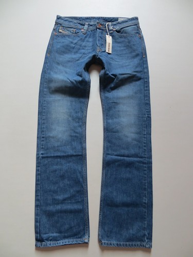 Jean Diesel Homme Taille 38 (W28 L32) - Slim Noir, 98% Coton 2% élasthanne, Occasion Très Bon état