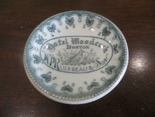 Motel Woodcock Boston W.P. Ruisseau & Son Greenwood China Trenton N.J. 3' Tray